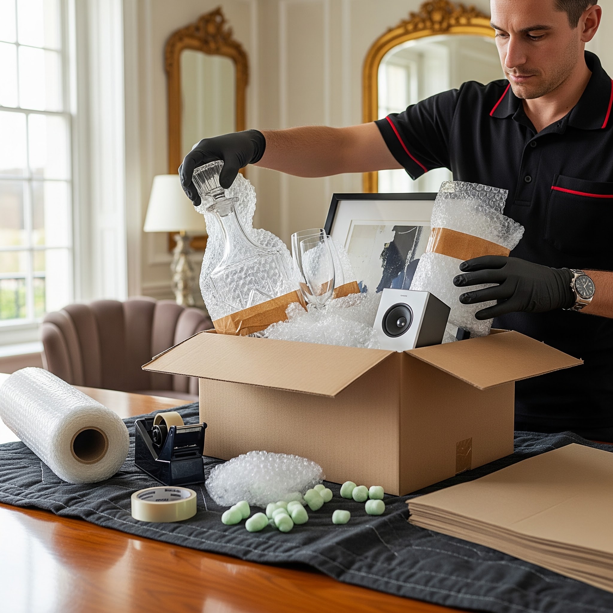 packing services in a Knightsbridge property
